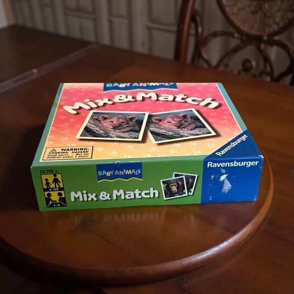 Ravensburger Baby Animal Mix & Match Card Game Memory COMPLETE - Picture 7 of 7